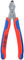 Knipex Electronic Super Knips® Zange mit 60° Winkel - rot-blau/125 mm