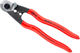 Knipex Cizallas de cable - rojo/190 mm