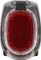 busch+müller Lampe Arrière à LED Secula Plus (StVZO) - rouge-transparent/fixation aux haubans