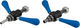 Schneidfräswerkzeug für Tretlagergewinde und Gehäuse - silber-blau/BSA