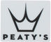 Peatys Crown Logo Sticker - white/universal