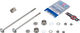 Pitlock Sicherung Set 03 Vorderrad + Hinterrad - silber/universal