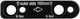 Ekar Scheibenbremsadapter für 160 mm Scheibe - black/HR FM auf FM