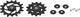 SRAM Schalträdchen Set für XX Eagle Transmission AXS T-Type Schaltwerk - black/14 Zähne (Leitrolle), 16 Zähne (Spannrolle)