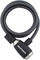 Kryptonite Candado de cable KryptoFlex 1018 Key Cable - negro/180 cm