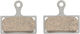 Shimano Pastillas de frenos G04Ti para XTR, XT, SLX - universal/metal