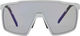 uvex Lunettes de Sport mtn perform S V - white mat/litemirror blue