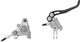 Trickstuff Piccola Carbon f+r set disc brake flatmount / postmount - silver-silver/Set/left/right (side-specific)