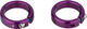 Peaty's Bagues de serrage Monarch Grips - violet