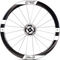 ERE Research Omnia II CLR45 Carbon Disc Center Lock 28" Laufradsatz - black white | Non Boost | 142 mm | 100 mm | 28" | Non Boost | Shimano Road