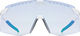 uvex uvex pace stage V lunettes de sport - white mat/mirror blue