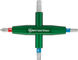 Herramienta multiusos 4-Way Multitool - green/4 mm, 5 mm, 6 mm, PH2