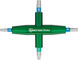 Herramienta multiusos 4-Way Multitool - green/3 mm, 4 mm, 5 mm, T25