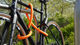 tex-lock Eyelet chain lock + D-lock shackle lock - acid orange