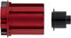 Corps de Roue Libre Aluminium pour Moyeu 3.30R/3.30RTi - rouge/Campagnolo