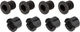 Chainring Bolts, Steel, 4-arm, Short - black/universal