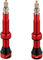Válvula tubeless en set de 2 - rojo/SV 44 mm