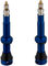 Válvula tubeless en set de 2 - azul/SV 44 mm