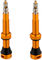 Válvula tubeless en set de 2 - naranja/SV 44 mm