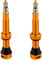 tune Válvula tubeless en set de 2 - naranja/SV 44 mm