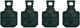 Plaquettes de Frein Type 8.S Sport ECE p. Frein à Disque MT 4 pistons - vert/8.S
