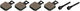 Plaquettes de Frein Type 8.S Sport ECE p. Frein à Disque MT 4 pistons - vert/8.S
