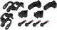 Abrazadera de manillar Shiftmix 1+2 para Shimano I-Spec B / I-Spec II - negro/par
