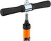 Pompe à Vélo Rennkompressor avec Raccord de Tuyau en Laiton pour SV - orange/universal
