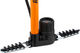 Pompe à Vélo Rennkompressor avec Raccord de Tuyau en Laiton pour SV - orange/universal