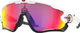 Oakley Jawbreaker Brille - polished white | prizm road