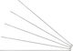 Rayons Race Straightpull + Écrous - 5 pièces - argenté/298 mm