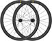 Mavic Cosmic SL 45 Center Lock Disc Carbon Wheelset - black/28" set (front 12x100 + rear 12x142) Shimano