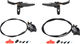 Shimano Saint v+h Set Scheibenbremse BR-M820 J-Kit - schwarz/Set/links/rechts (seitenspezifisch)