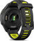 Garmin Forerunner 265S Smartwatch mit Schnellwechsel-Silikon-Armband 18 mm - schwarz