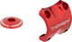 Thomson Juego de placas de fijación de manillar Elite X4 31.8 Dress Up Kit - rojo/universal