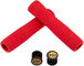 ESI FIT CR Silicone Handlebar Grips - red/130 mm