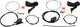 105 v+h Set BR-R7070 + ST-R7020 Scheibenbremse - silky black/Satz (VR + HR)