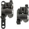 Shimano GRX BR-RX400 + ST-RX400 Disc Brake Set - black/set (front+rear)