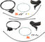 Shimano GRX BR-RX400 + ST-RX400 Disc Brake Set - black/set (front+rear)