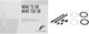 Wind 75 Disc Center Lock Carbon 28" Laufradsatz - schwarz/28" Satz (VR 12x100 + HR 12x142) SRAM XDR
