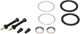 Rapid Red 5 DB Disc Center Lock 28" Wheelset - black/28" set (front 12x100 + rear 12x142) Campa N3W