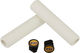 Racers Edge Silikon Lenkergriffe - white/130 mm