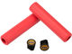 Poignées en Silicone Chunky Silikon - red/130 mm
