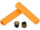 Poignées en Silicone Chunky Silikon - orange/130 mm