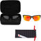 100% Gafas deportivas Speedcoupe Hiper - soft tact black/hiper red multilayer mirror