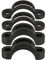Bracket Riser Kit - black/15 mm