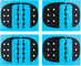 Ultra Pads for Ergo / Race Armrest - black/10 mm