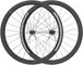 Black Inc Juego de ruedas Forty Five Disc Center Lock Carbon 28" - black/Juego 28" (RD 12x100 + RT 12x142) SRAM XDR