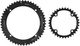 Praxis Works X-Rings Road Chainring Set, 4-arm, 160/104 mm Bolt Circle - black/34-50 tooth