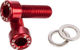 KCNC Vis Hexagonales pour Porte-Bidon - rouge/M5x15
